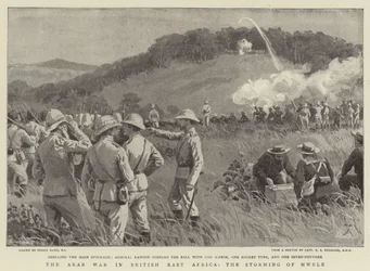 The Arab War in British East Africa, the Storming of Mwele